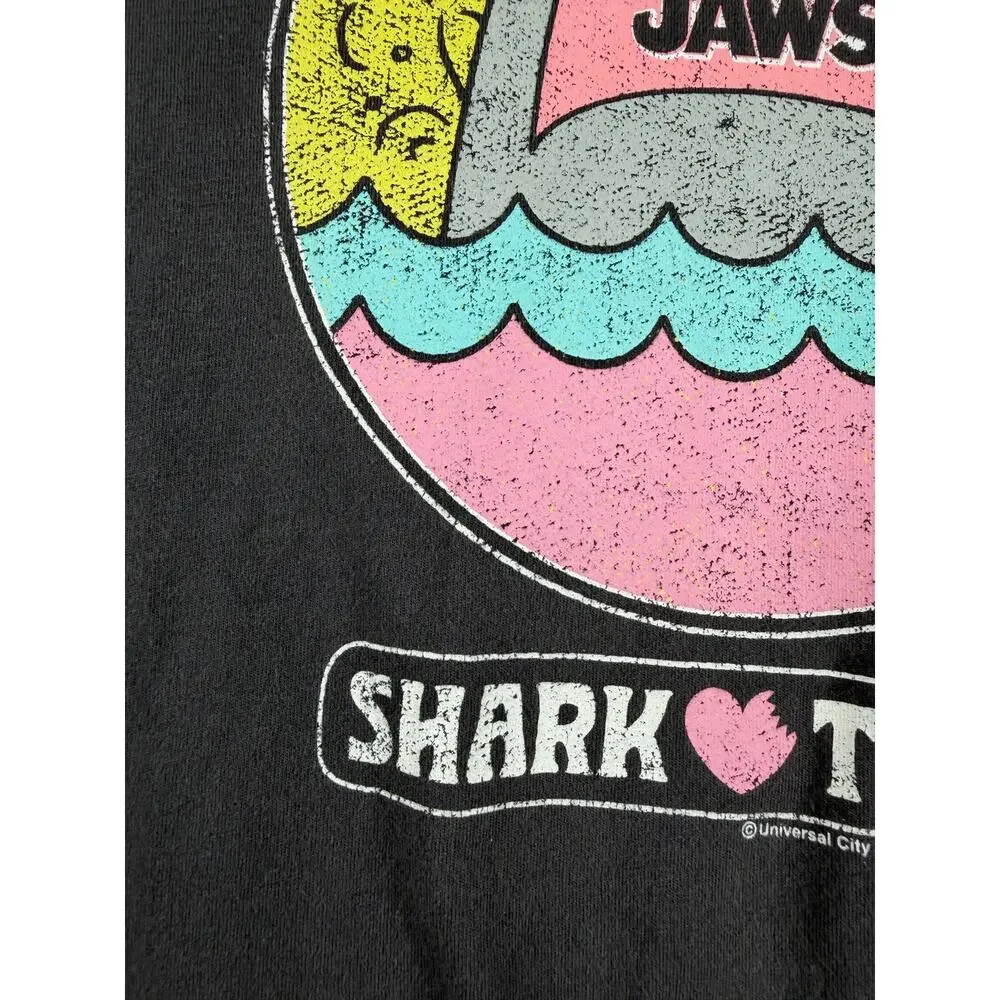 Gap Kids Jaws Amity Island Graphic T-Shirt Gray Size L (10)